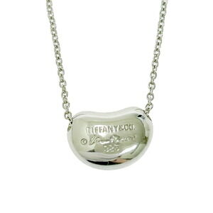TIFFANY Co Silver Elsa Peretti Bean Necklace